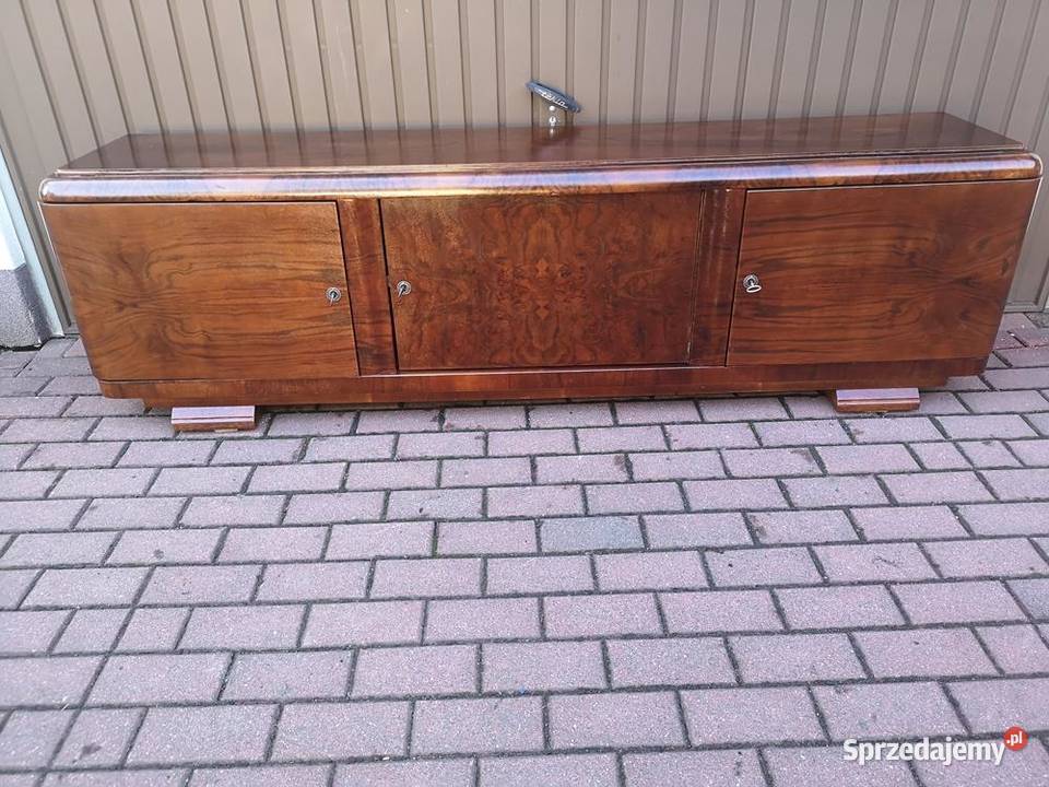 Komoda RTV ARTDECO Niska Orzech 202 Zgrabna Swarzędz