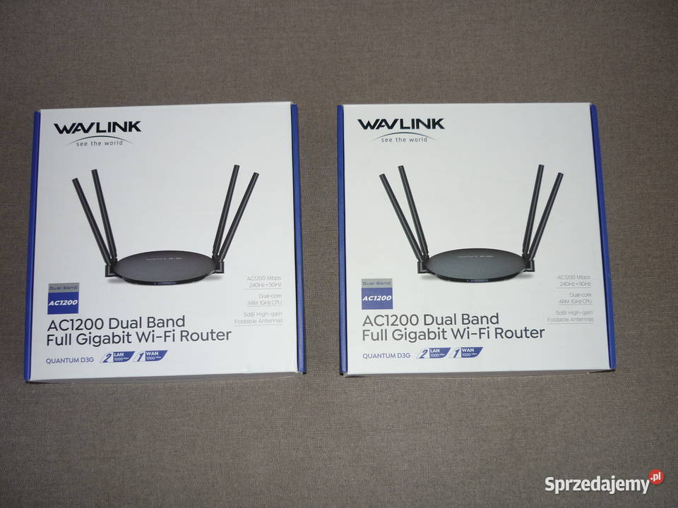 Router WiFi dwupasmowy gigabitowy Wavlink AC Kuleje sprzedam