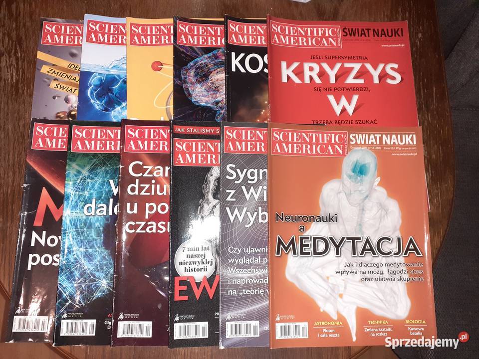 Zestaw czasopism Świat Nauki 20122018 i 2020 kujawsko-pomorskie Rypin