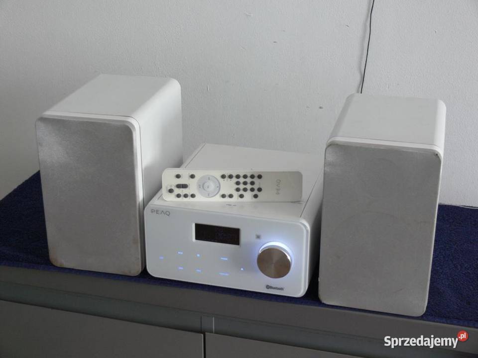 Wieża PEAQ pilot BT USB mp3 RDS AUX kolumny Jasło sprzedam