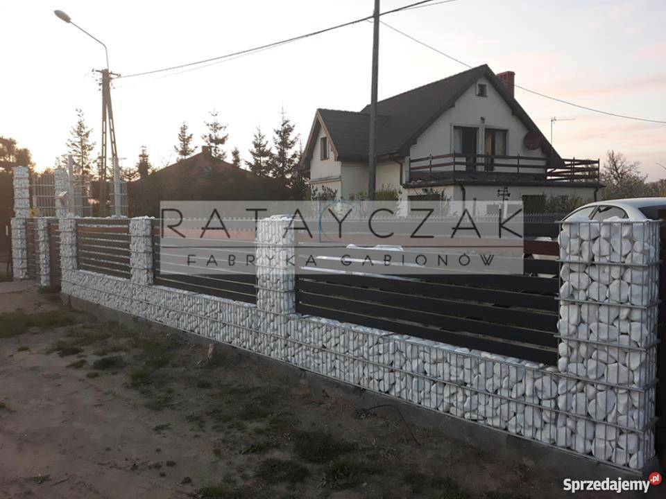 Gabiony Gabion 180x200m Ogrodzenie Gabionowe ocynk kujawsko-pomorskie Toruń