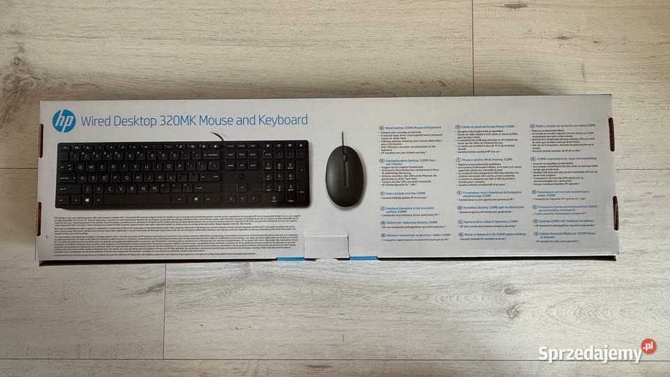 NOWA Klawiatura bezprzewodowa HP 320MK WIRED łódzkie Łódź sprzedam