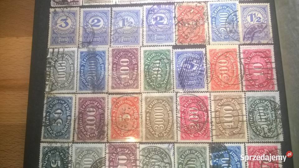 znaczki NIEMCY zestaw 82 stemplowane Warszawa