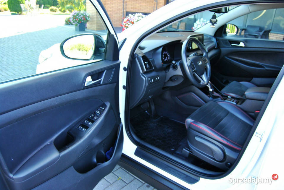 Hyundai Tucson N Line SKÓRAAlkantara ALU 19 wielofunkcyjna kierownica Tucson