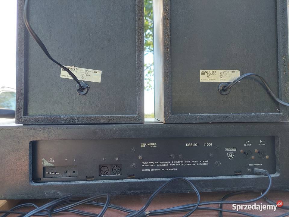 Unitra amator 2 tonsil radio glosniki Czernikowo