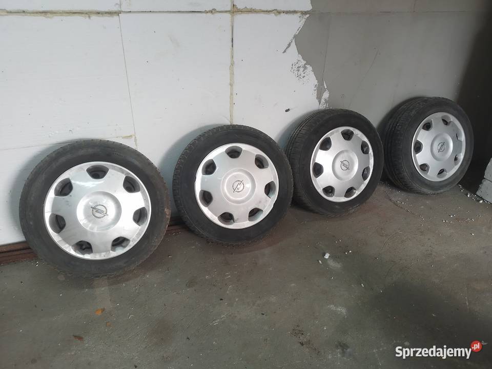 Felgi z oponami lato opel 4x100 podkarpackie Medynia Głogowska sprzedam