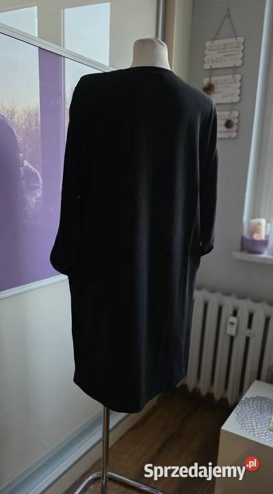 Pikowana Sukienka czarna 2XL Głogów sprzedam