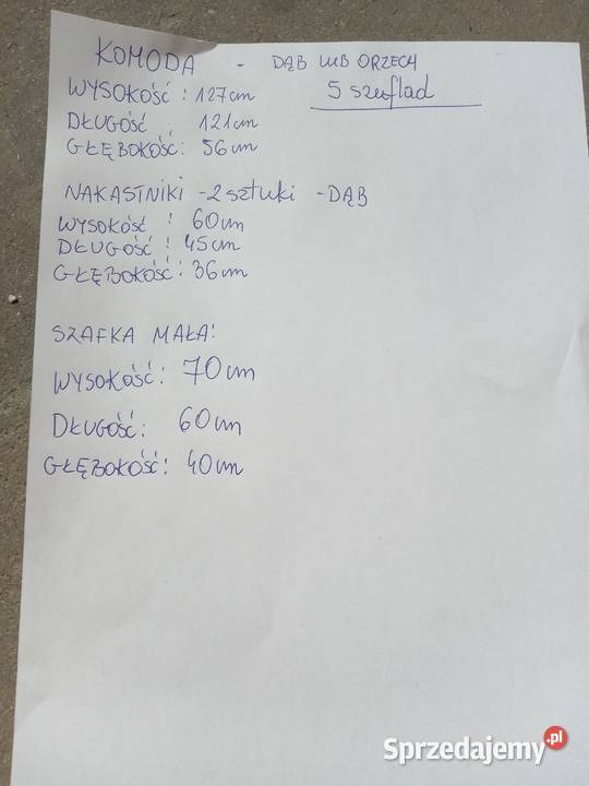 Meble do renowacji Myślenice sprzedam
