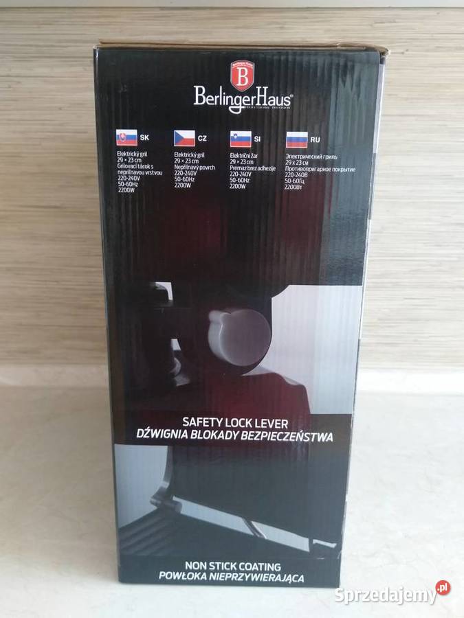 NAJTANIEJ Grill Kontaktowy Elektryczny 2200W