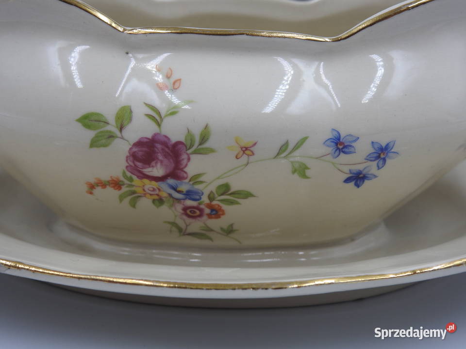 Piękna sosjerka z porcelany Chodzież lata 60 te Inowrocław sprzedam