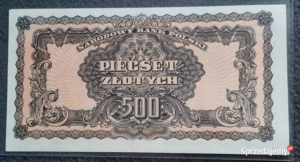 500 20 20 1944 UNC Pozostałe Sosnowiec