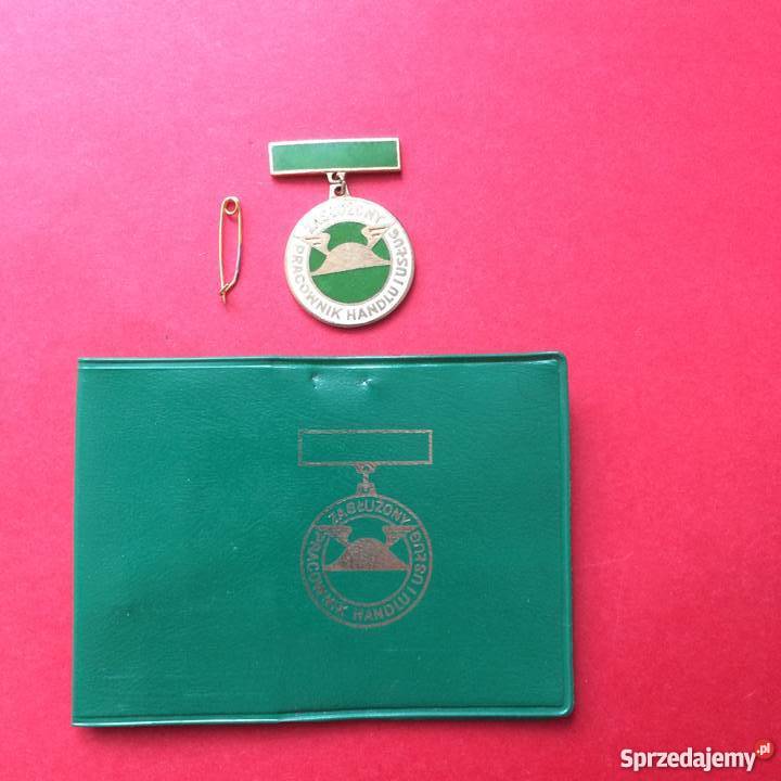 7 Odznaka Zasłużony Pracownik Antykwariat Szczecin