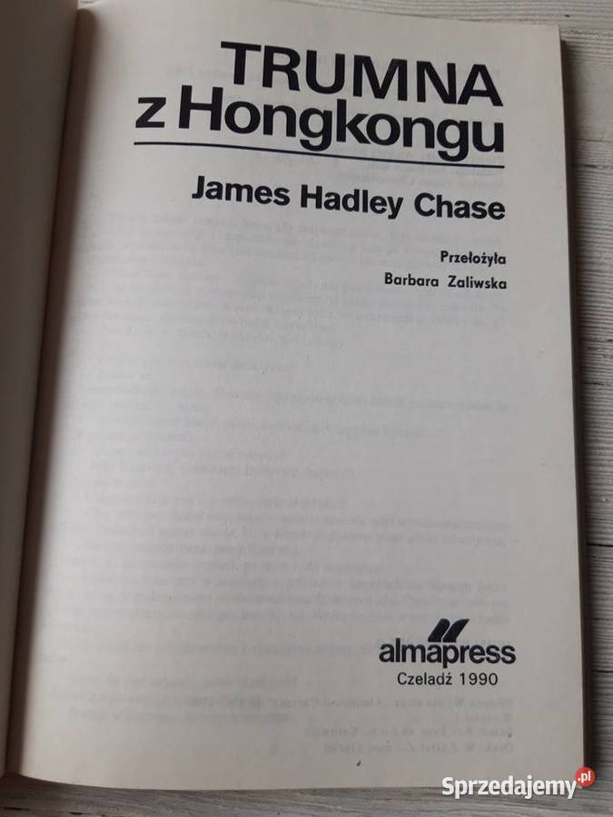 Trumna z Hongkongu James Hadley Chase Barbara sprzedam