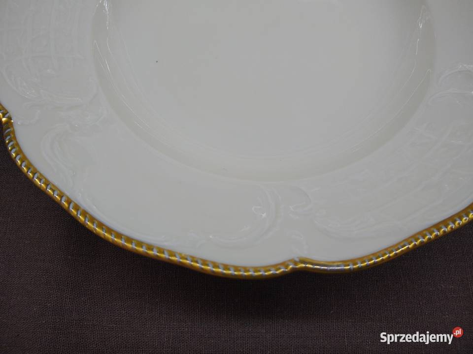 Talerz głęboki Rosenthal Sanssouci ecru 2 Antyki, Sztuka, Kolekcje Kalisz sprzedam