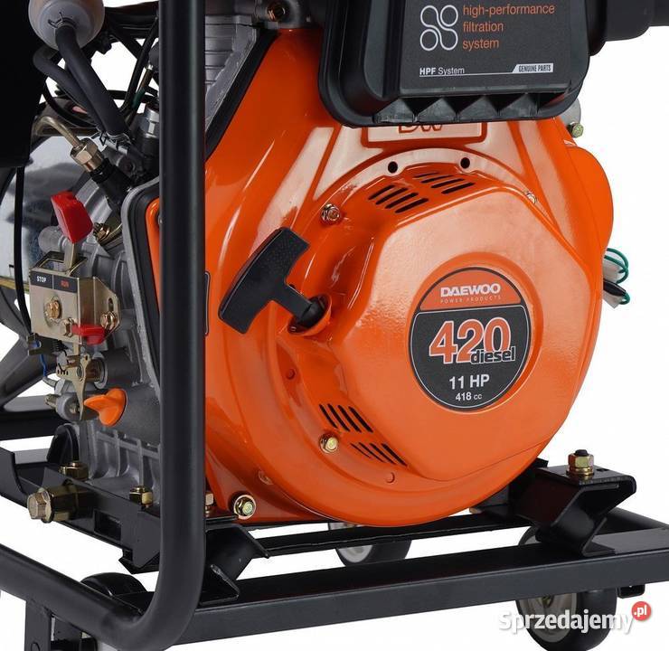 DAEWOO DDAE 6000XE DIESEL AGREGAT GENERATOR wielkopolskie Opalenica sprzedam