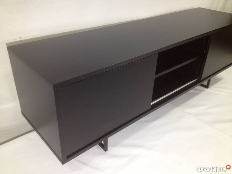 Szafka RTV nowoczesna Loft czarna Wrocław sprzedam