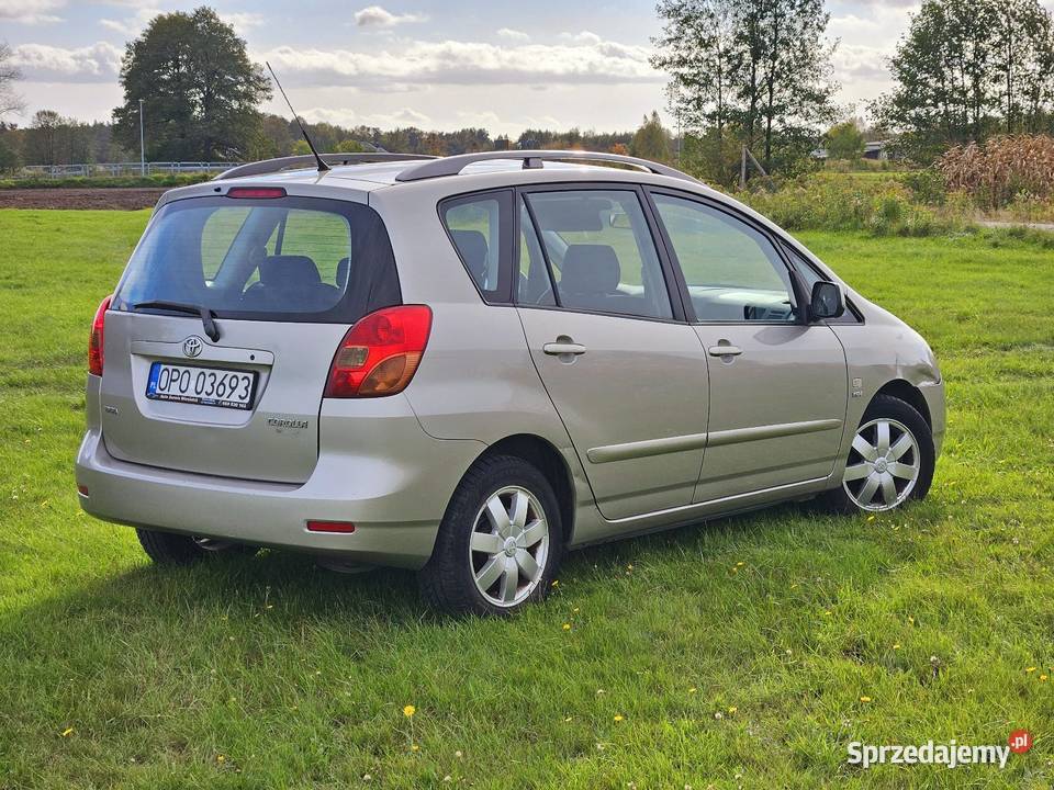 Toyota Corolla Verso 16 benzyna 2002 klima 194 Kotórz Mały
