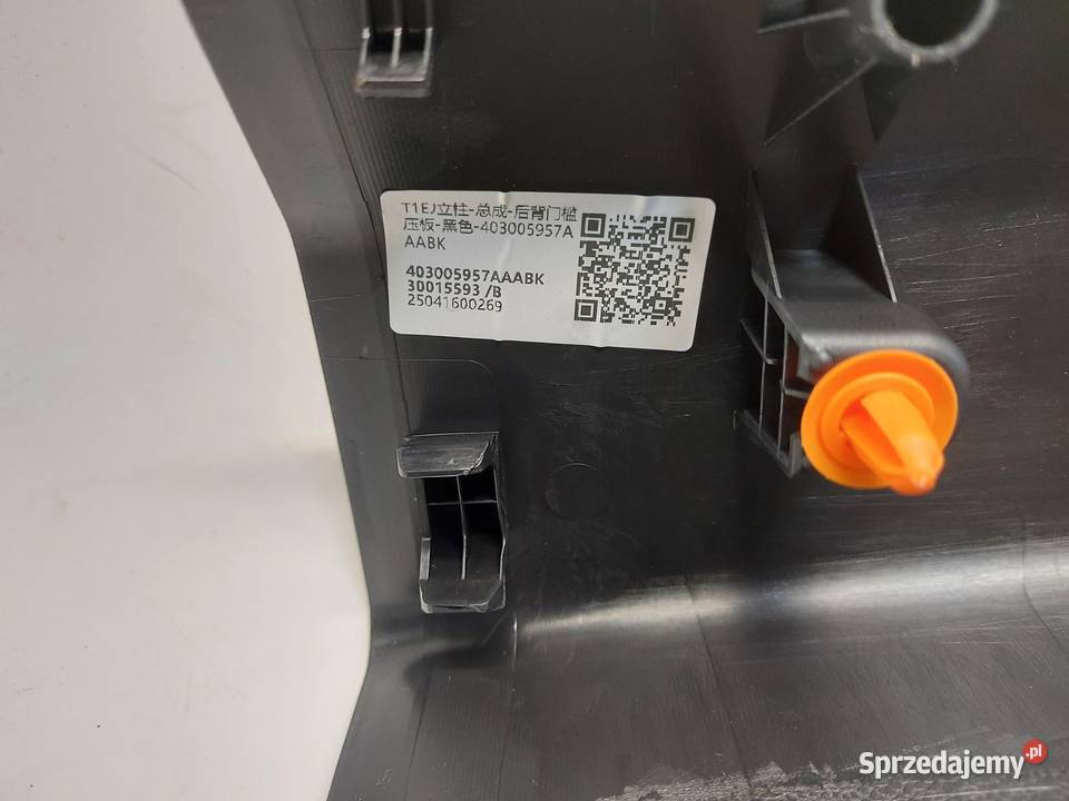 Chery Jaecoo 7 PHEV 2025r plastyk osłona na pas dolnośląskie