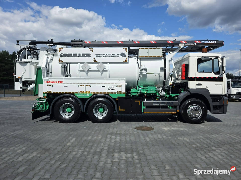MAN 6x4 WUKO MULLER CANALMASTER KOMBI DO Rok produkcji 2003 świętokrzyskie Daleszyce
