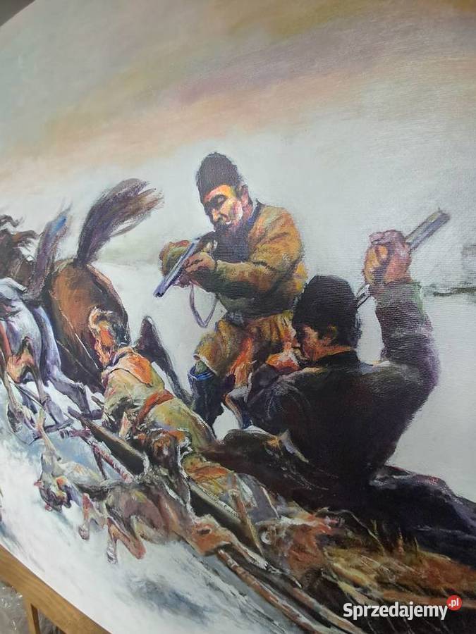 Kopia A WieruszKowalski olej na płótnie 120x80 Malarstwo Sandomierz