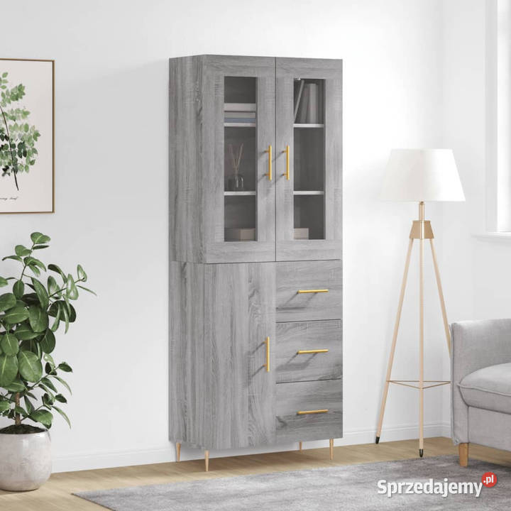 Witrynka szary dąb sonoma 695x34x180 materiał Warszawa