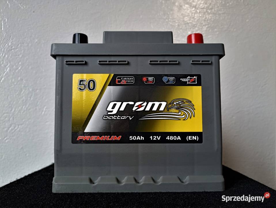 Akumulator GROM Premium 50Ah 480A EN akumulatory sprzedam
