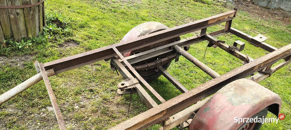 Oś przyczepy pozostałości z przyczepy śląskie Kornowac