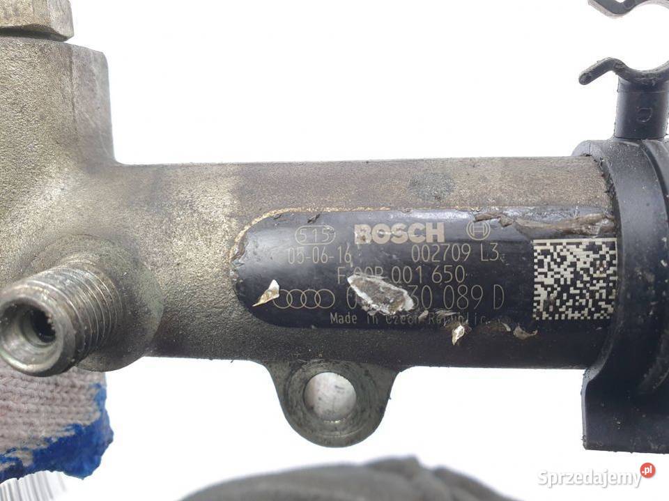 LISTWA WTRYSKOWA AUDI A4 B7 059130089D osobowe kujawsko-pomorskie Lipno