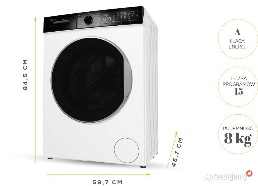 Pralka wolnostojąca Kernau KFWM 8423 I Steam 59.7cm Skawina sprzedam