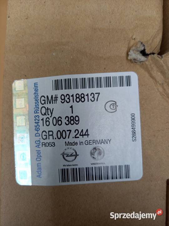 1606389 Komplet rozrządu Astra G Combo C Corsa Silniki i osprzęt Kraków