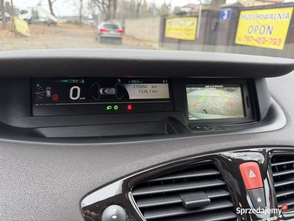 Renault Grand Scenic III 7osobowy Carminat Rok produkcji 2011 Zielonka