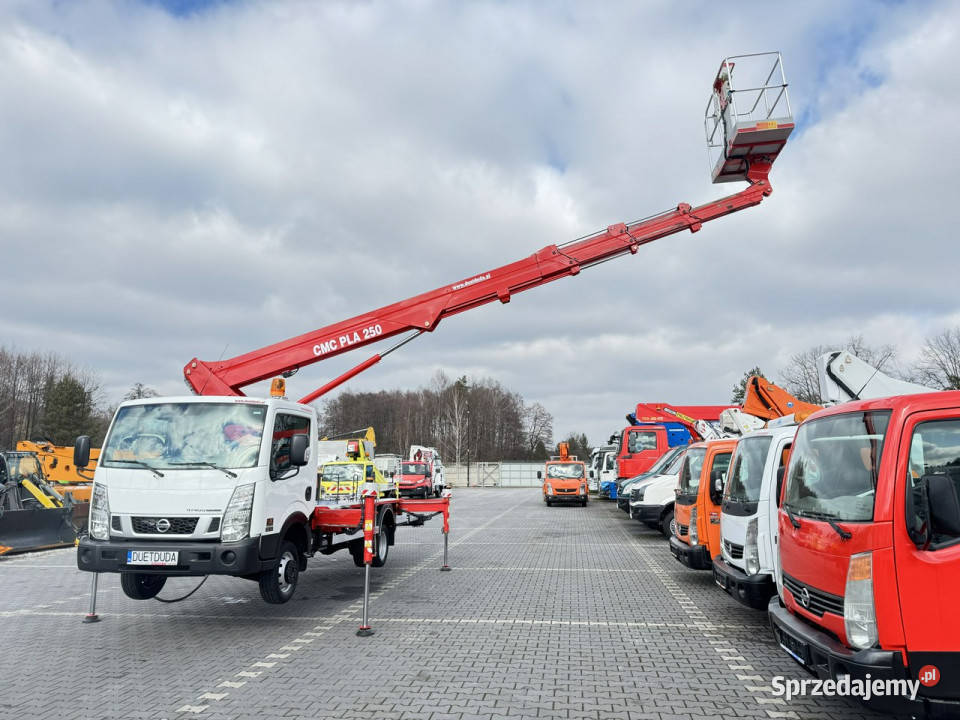 Nissan Cabstar Podnośnik Koszowy 25m CMC PLA 250 Widełki