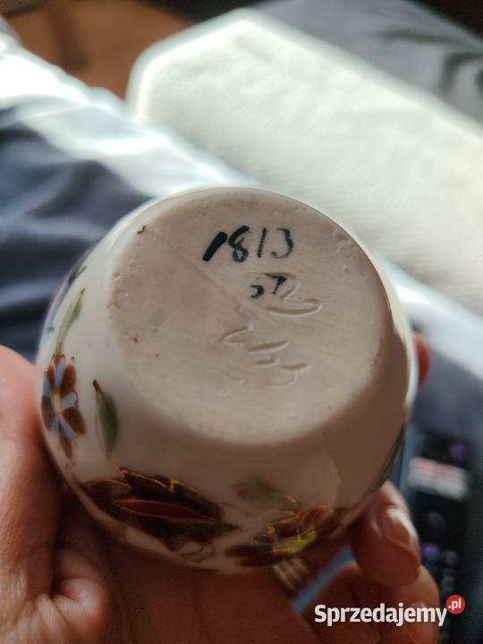 Porcelanowy wazonik kujawsko-pomorskie Toruń