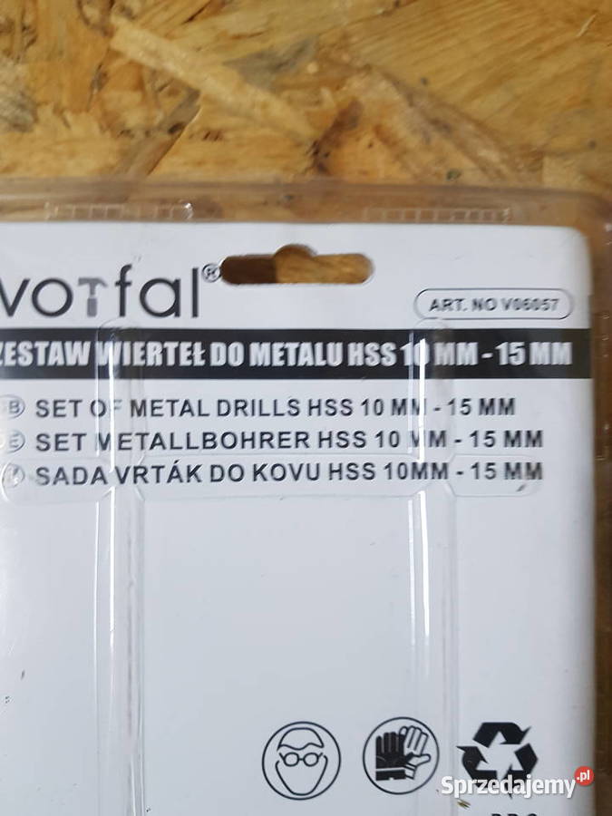 KOMPLET WIERTEŁ DO METALU 5 1015MM HSS VORFAL wielkopolskie