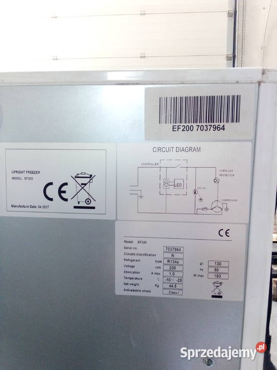 Szafa mroźnicza EF 200 Racibórz