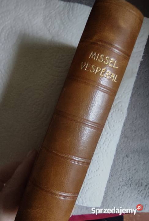 Mszał Missel Vesperal 1947r j francuski wielkopolskie Gniezno