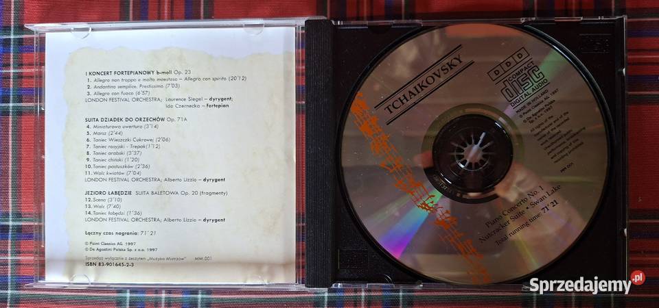 Muzyka mistrzów Czajkowski Arcydzieła CD Kraków sprzedam