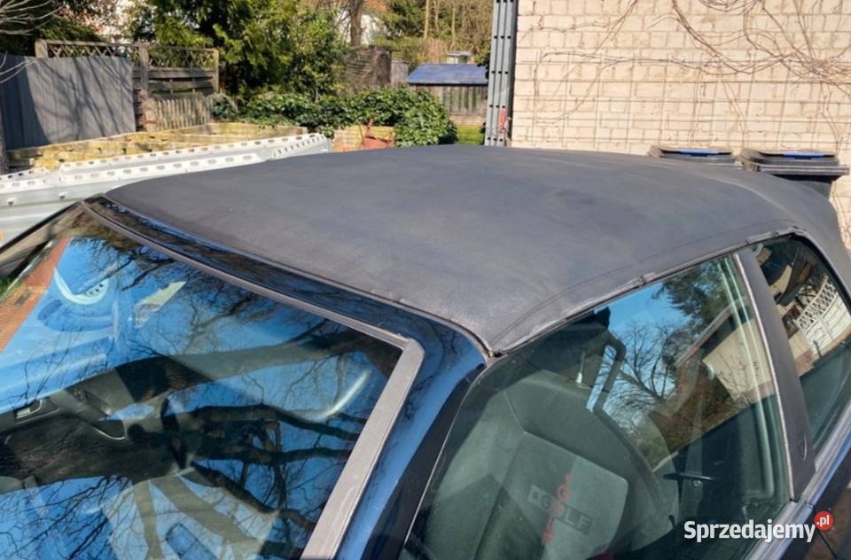 Manualny Dach cabrio golf 3 z szybą Pozostałe Części Słubice