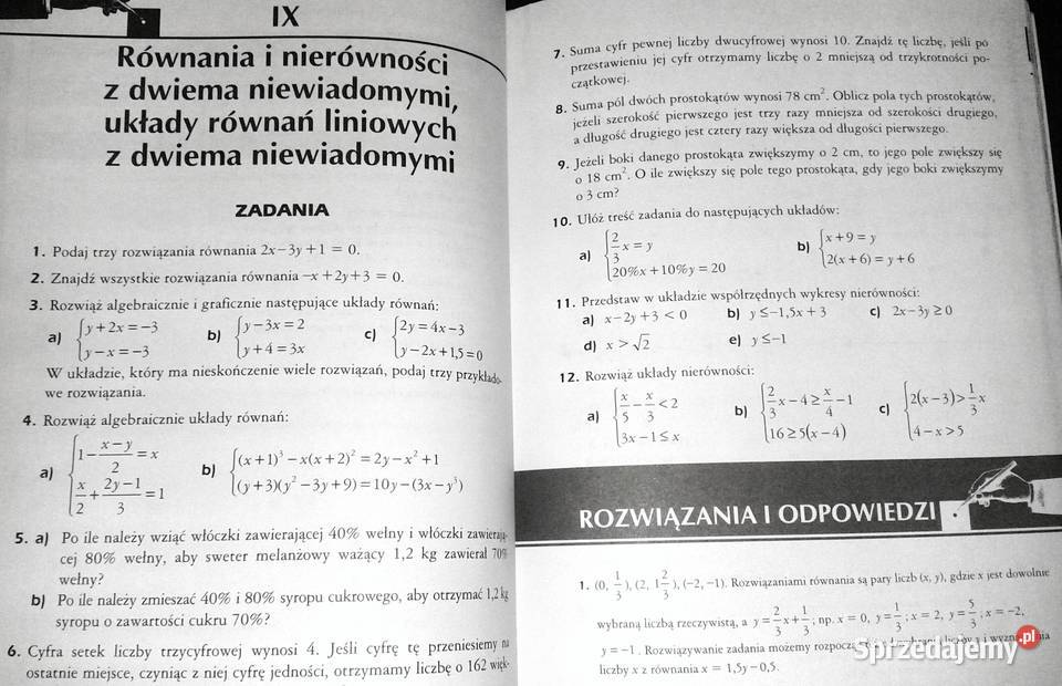 Zbiór zadań z matematyki liceum Teresa