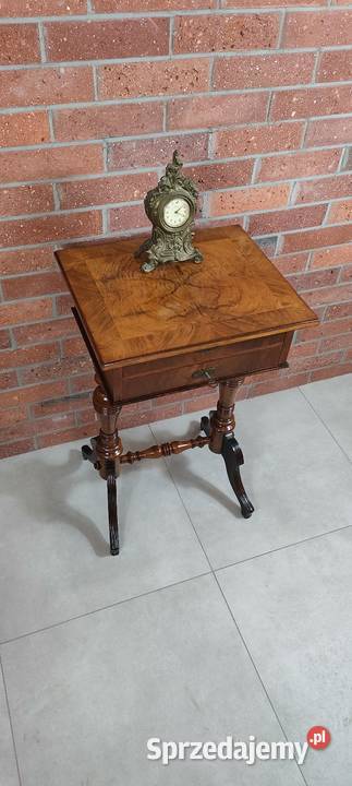Piękny stolik niciak eklektyczny antyk Łagów