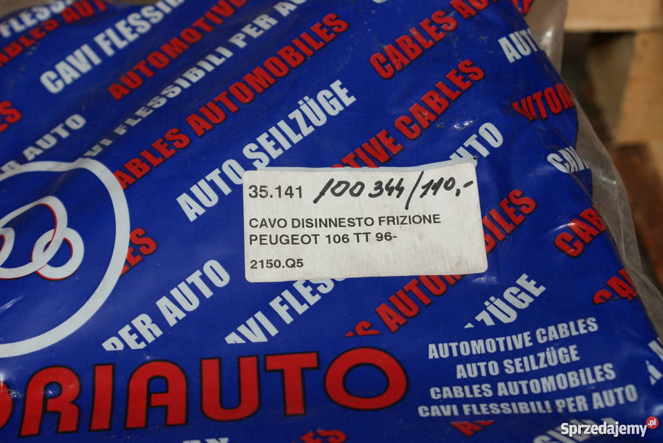 Linka sprzęgła 1325mm1165mm PEUGEOT 106 II 1016 osobowe Pozostałe Białobrzegi