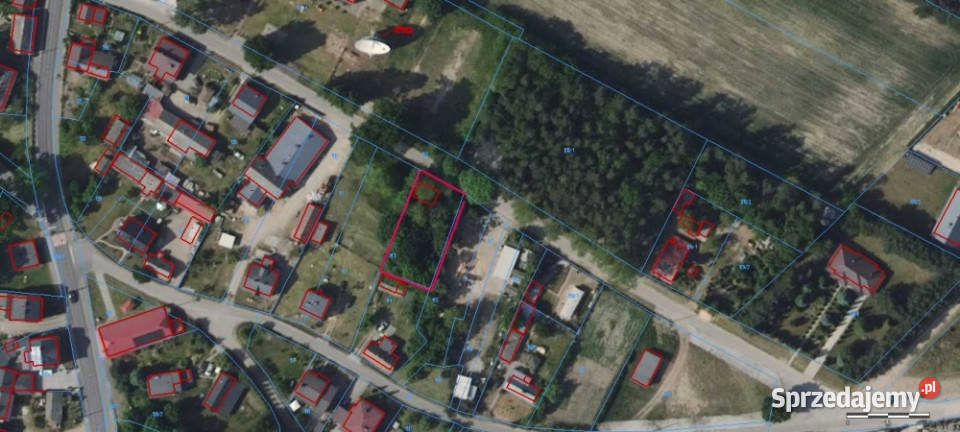 Cieszęcin działka budowlan bez prowizji 700m2 łódzkie