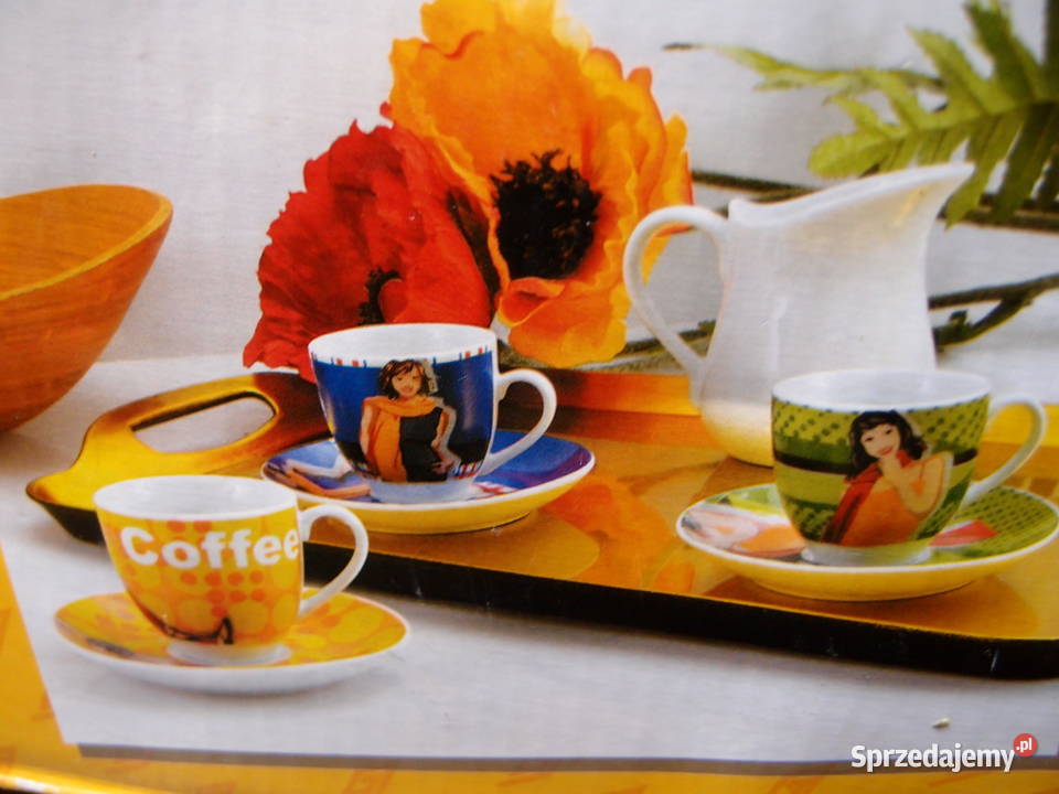 Zestaw 6 filiżanek do kawy espresso 90ml z sprzedam