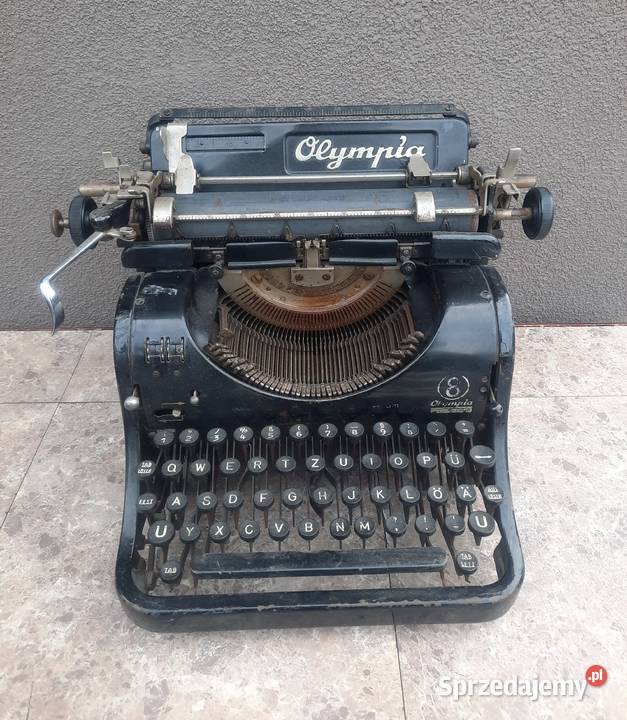 Stara maszyna do pisania Olympia 8 gabinetowa pomorskie Tczew sprzedam