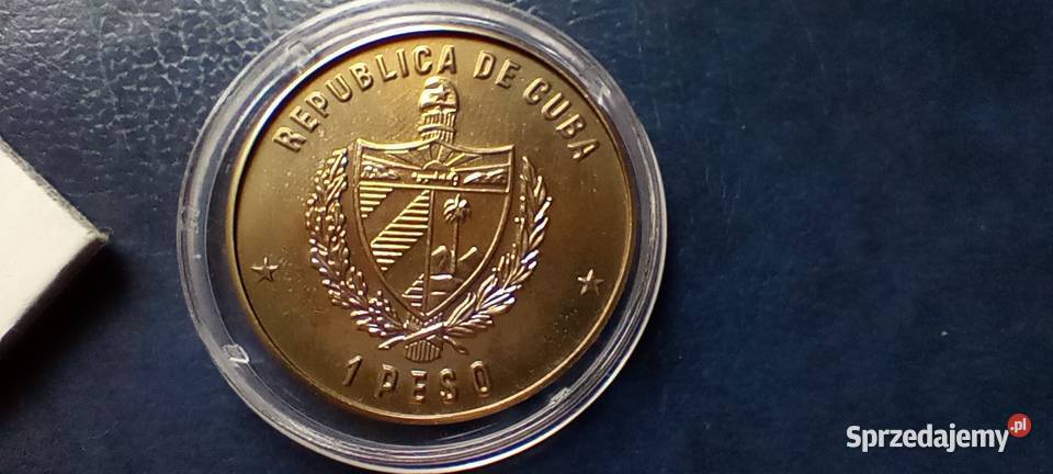 Stare monety 1 peso 1990 Kuba Lesko