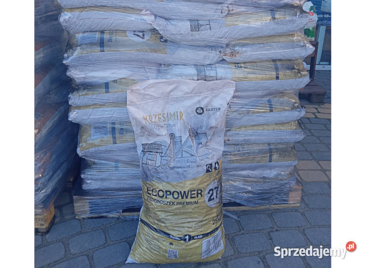 Ekogroszek Ecopower Krzesimir 27 worki 25 1 tona Opał Gniezno