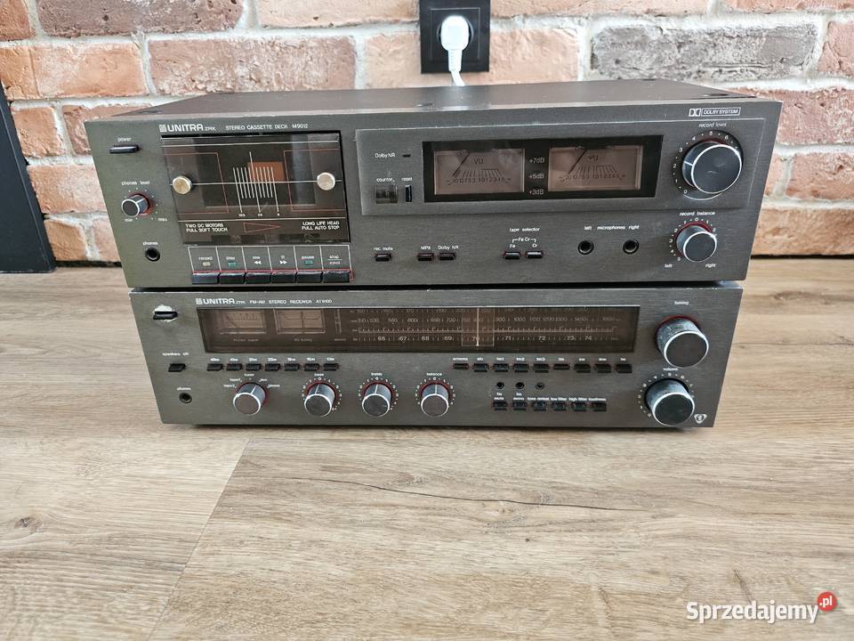 Amplituner Unitra At 9100 magnetofon M 9012 Warszawa