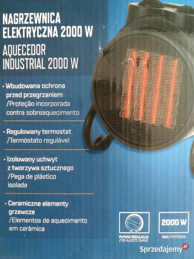 NAJTANIEJ Nagrzewnica Elektryczna 2000W PTC śląskie Zabrze