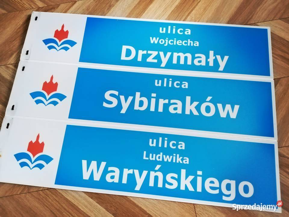oryginalne tablice adresowe Kołobrzegu