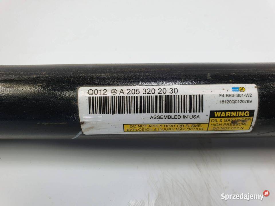 AMORTYZATOR LEWY TYŁ MERCEDES C W205 4MATIC Lipno sprzedam